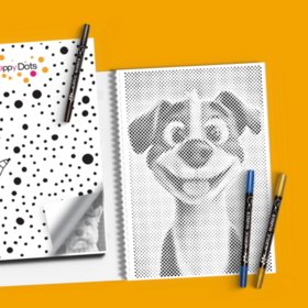 HappyDots DOT Painting Kleurboek Honden