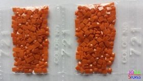 Nummer 721 vierkante steentjes (klein)