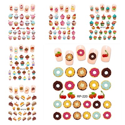 Nagelsticker Set Sweets (150 Sticker)