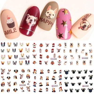 Nagelsticker Set Hunde (220 Sticker)