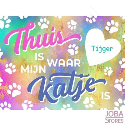 Diamond Painting Custom Kätzchen Regenbogen (30x40cm)