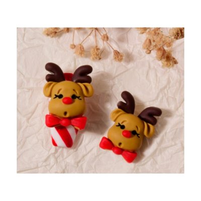 Nagelschmuck Weihnachten (Rentier / 10 Stück