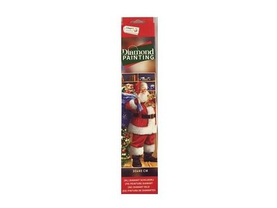 Grafix Diamond Painting Weihnachtsmann 30x40cm - Rund