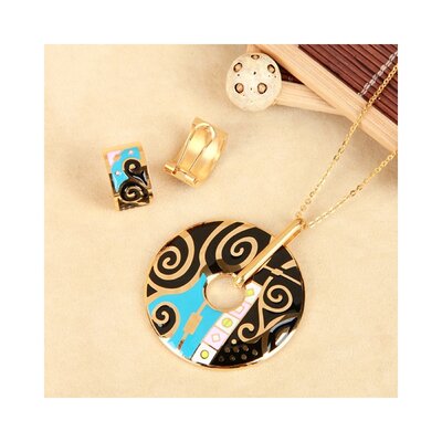 Schmuckset Emma 004 Halskette + Anhänger und Ohrringe