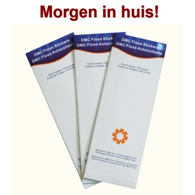 Diamond Painting DMC Farbaufkleber