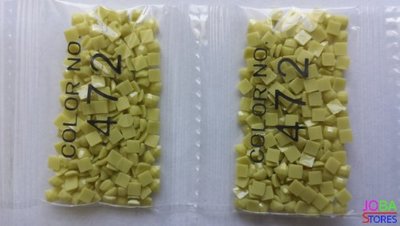 Nummer 472 vierkante steentjes (klein)