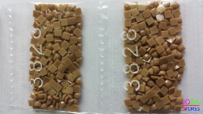 Nummer 3828 vierkante steentjes (klein)